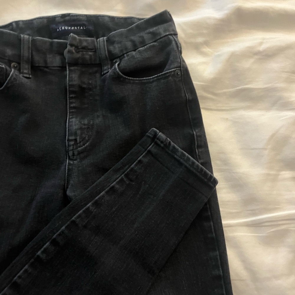 Aeropostale Black Skinny Leg Jeggings